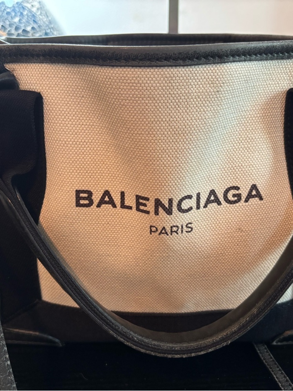 Balenciaga Navy Cabas Small Tote – Original Papers & Detachable Pouch - Picture 14 of 16
